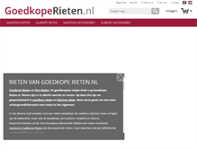 Tablet Screenshot of goedkoperieten.nl